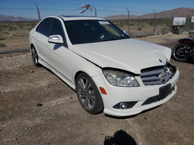 WDDGF54X38F106278 - 2008 MERCEDES-BENZ C 300 WHITE photo 4