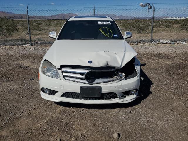 WDDGF54X38F106278 - 2008 MERCEDES-BENZ C 300 WHITE photo 5