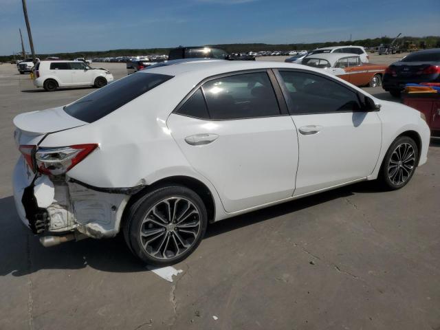 2T1BURHE7EC014556 - 2014 TOYOTA COROLLA L WHITE photo 3