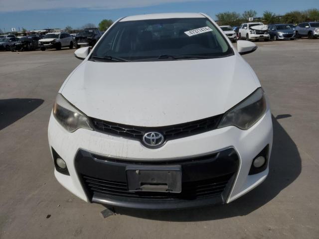 2T1BURHE7EC014556 - 2014 TOYOTA COROLLA L WHITE photo 5