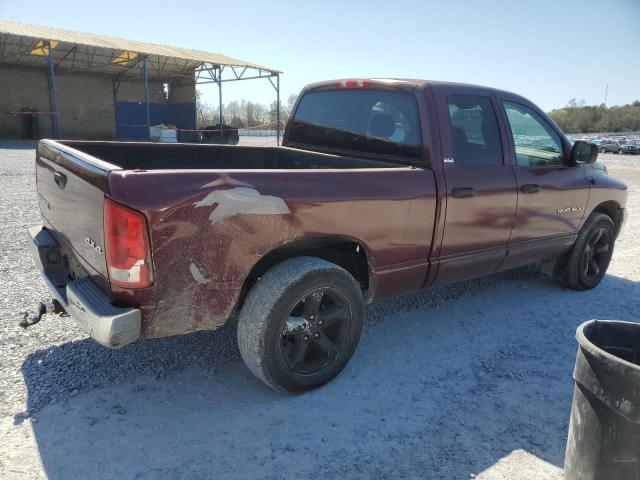 1D7HU18NX2S575863 - 2002 DODGE RAM 1500 BURGUNDY photo 3