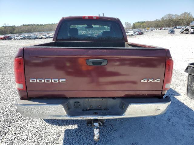 1D7HU18NX2S575863 - 2002 DODGE RAM 1500 BURGUNDY photo 6