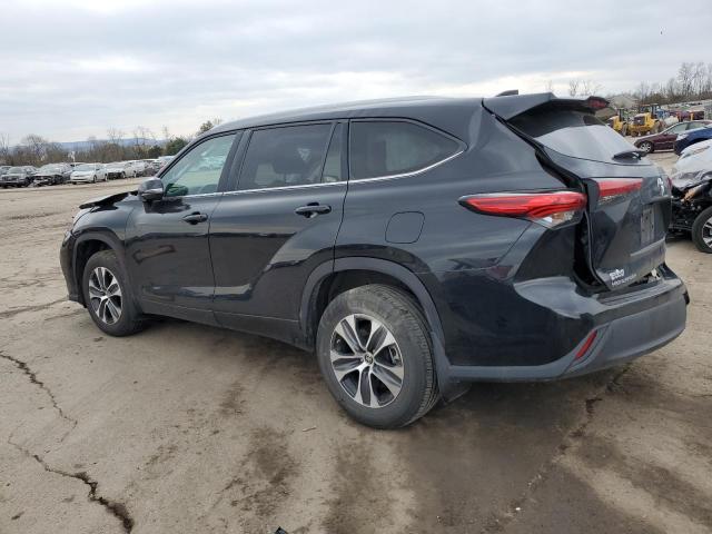 5TDGZRBH1MS152156 - 2021 TOYOTA HIGHLANDER XLE BLACK photo 2