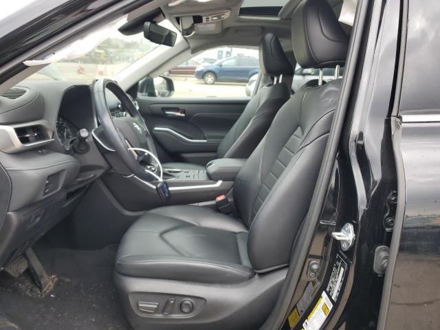 5TDGZRBH1MS152156 - 2021 TOYOTA HIGHLANDER XLE BLACK photo 7