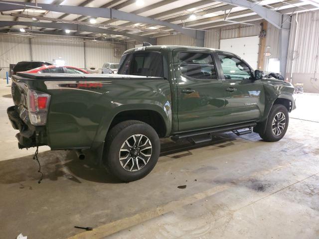 3TYCZ5AN1NT066172 - 2022 TOYOTA TACOMA DOUBLE CAB GREEN photo 3