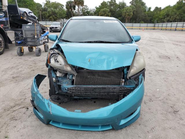 JHMGE8H50DC022078 - 2013 HONDA FIT SPORT BLUE photo 5