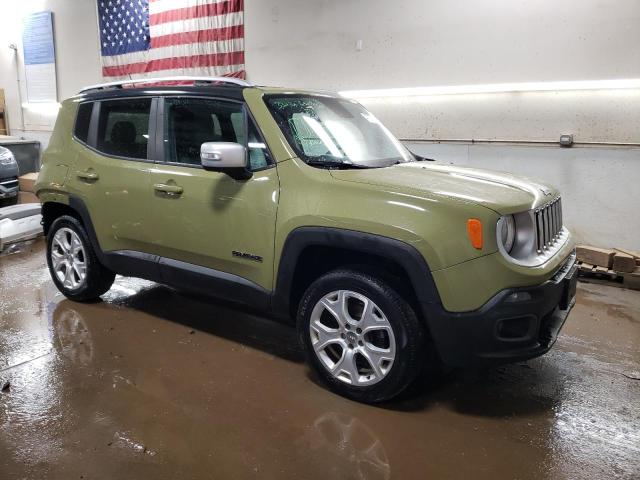 ZACCJBDT1FPB90257 - 2015 JEEP RENEGADE LIMITED GREEN photo 4