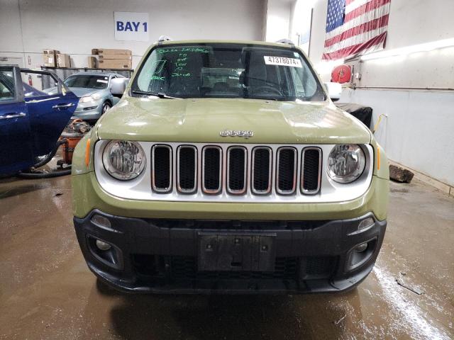 ZACCJBDT1FPB90257 - 2015 JEEP RENEGADE LIMITED GREEN photo 5