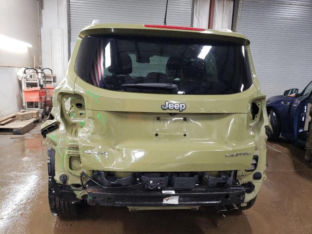 ZACCJBDT1FPB90257 - 2015 JEEP RENEGADE LIMITED GREEN photo 6