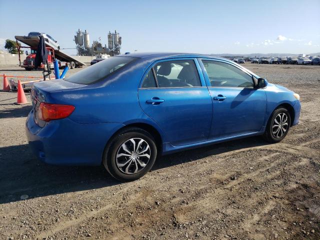 1NXBU4EE6AZ170409 - 2010 TOYOTA COROLLA BASE BLUE photo 3