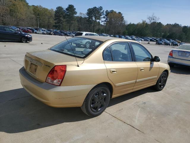 KMHDN46D54U722739 - 2004 HYUNDAI ELANTRA GLS GOLD photo 3