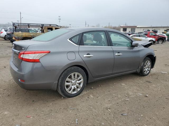 3N1AB7AP9FY375681 - 2015 NISSAN SENTRA S GRAY photo 3