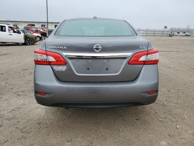 3N1AB7AP9FY375681 - 2015 NISSAN SENTRA S GRAY photo 6