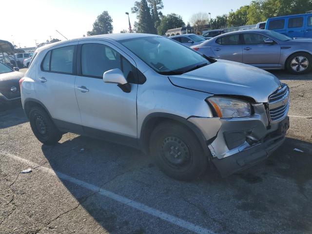 KL7CJKSB8GB668662 - 2016 CHEVROLET TRAX LS SILVER photo 4