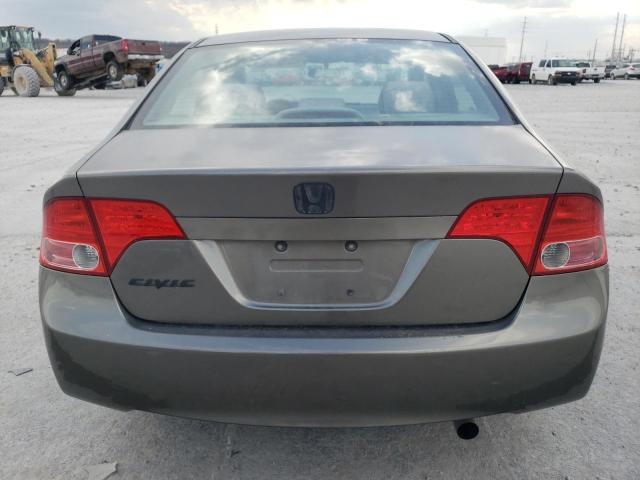 1HGFA16838L100552 - 2008 HONDA CIVIC EX GRAY photo 6