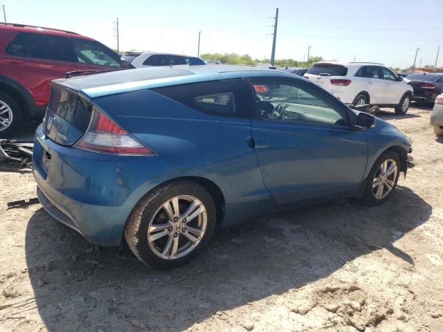 JHMZF1D6XBS007912 - 2011 HONDA CR-Z EX BLUE photo 3