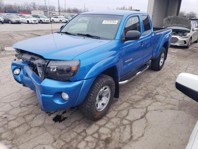 5TEUU4EN5AZ696230 - 2010 TOYOTA TACOMA ACCESS CAB BLUE photo 1