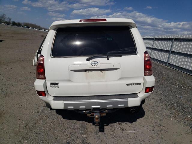 JTEBT17R248015662 - 2004 TOYOTA 4RUNNER LIMITED WHITE photo 6