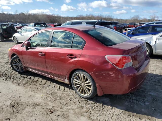 JF1GJAD63EH009001 - 2014 SUBARU IMPREZA PREMIUM RED photo 2