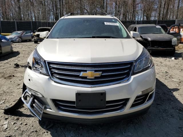 1GNKRJKD4EJ165725 - 2014 CHEVROLET TRAVERSE LTZ WHITE photo 5