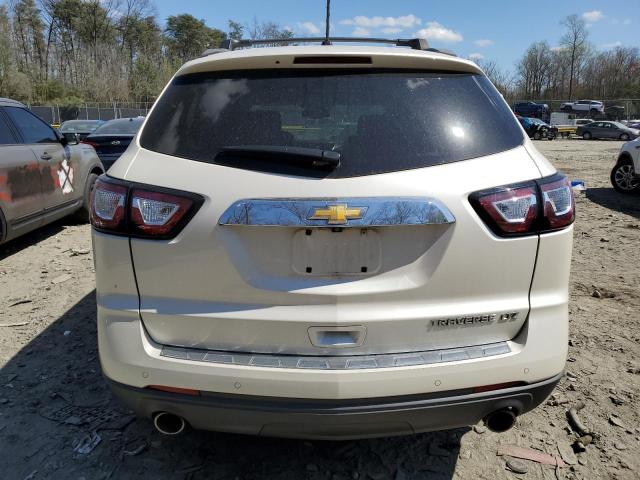 1GNKRJKD4EJ165725 - 2014 CHEVROLET TRAVERSE LTZ WHITE photo 6