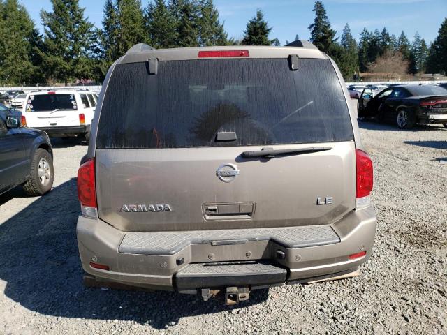 5N1AA08C48N600059 - 2008 NISSAN ARMADA SE TAN photo 6