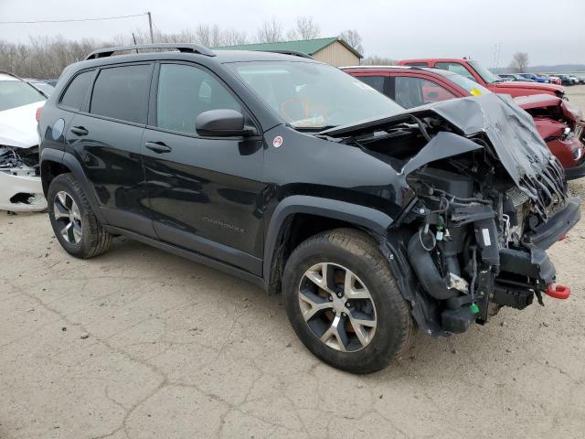 1C4PJMBX7JD521112 - 2018 JEEP CHEROKEE TRAILHAWK BLACK photo 4