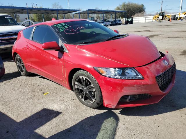 JHMZF1D60FS003096 - 2015 HONDA CR-Z EX RED photo 4