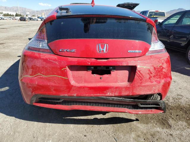 JHMZF1D60FS003096 - 2015 HONDA CR-Z EX RED photo 6