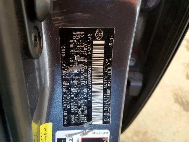 4T1BK1EB8DU069564 - 2013 TOYOTA AVALON BASE 灰色 照片 12
