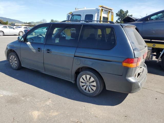 5FNRL18624B034378 - 2004 HONDA ODYSSEY EX BLUE photo 2