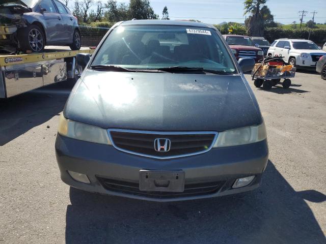 5FNRL18624B034378 - 2004 HONDA ODYSSEY EX BLUE photo 5