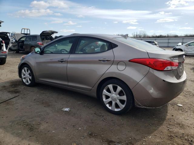 5NPDH4AE7DH245141 - 2013 HYUNDAI ELANTRA GLS GOLD photo 2