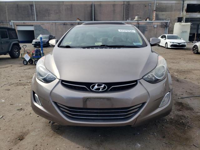 5NPDH4AE7DH245141 - 2013 HYUNDAI ELANTRA GLS GOLD photo 5