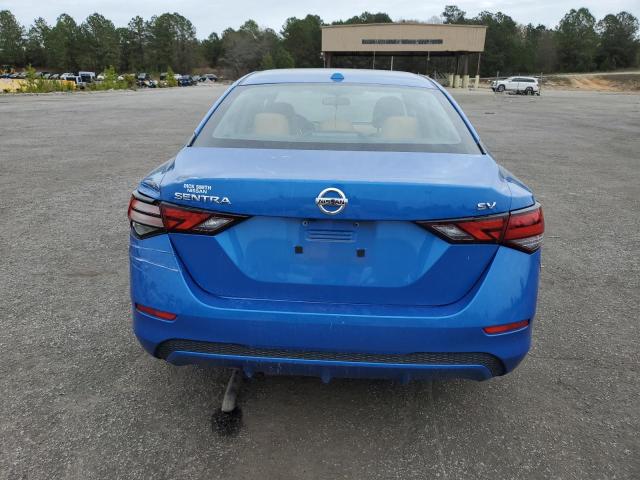 3N1AB8CV3MY229629 - 2021 NISSAN SENTRA SV BLUE photo 6