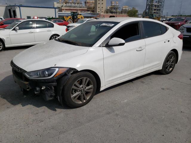 5NPD84LF9JH285190 - 2018 HYUNDAI ELANTRA SEL WHITE photo 1