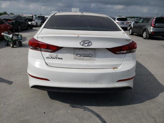 5NPD84LF9JH285190 - 2018 HYUNDAI ELANTRA SEL WHITE photo 6