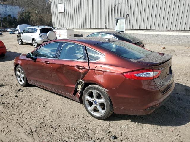 3FA6P0H70FR135579 - 2015 FORD FUSION SE BURGUNDY photo 2