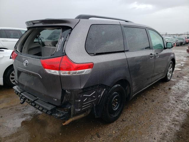 5TDKK3DC7BS025339 - 2011 TOYOTA SIENNA LE GRAY photo 3