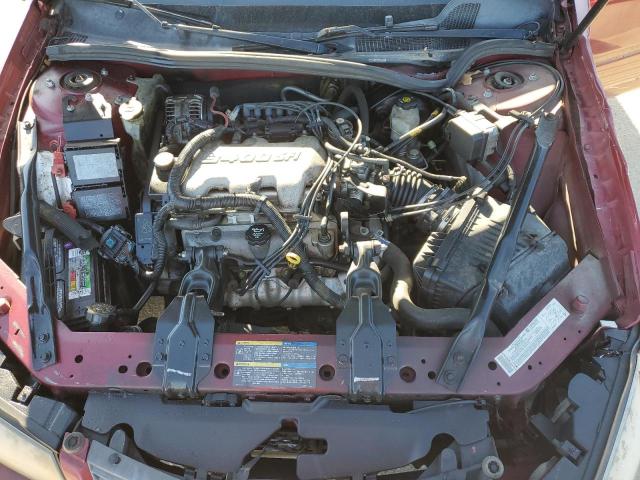 2G1WF52E659266997 - 2005 CHEVROLET IMPALA MAROON photo 11