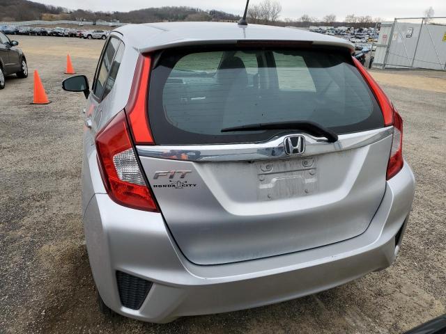 3HGGK5H85FM718733 - 2015 HONDA FIT EX SILVER photo 6