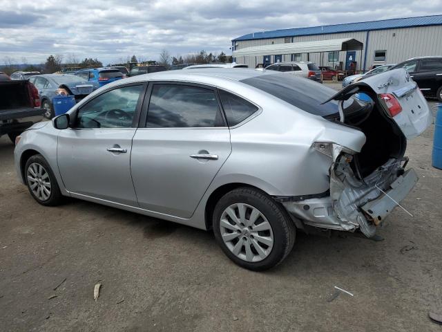 3N1AB7AP2HY403551 - 2017 NISSAN SENTRA S SILVER photo 2