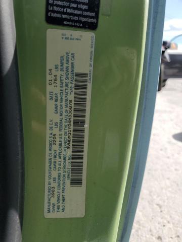 3VWBM31Y04M336878 - 2004 VOLKSWAGEN NEW BEETLE GL 青绿色 照片 12