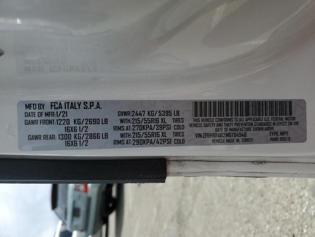 ZFBHRFAB2M6T84946 - 2021 RAM PROMASTER 白色 照片 13