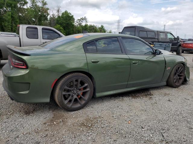 2C3CDXGJ2MH515502 - 2021 DODGE CHARGER SCAT PACK GREEN photo 3