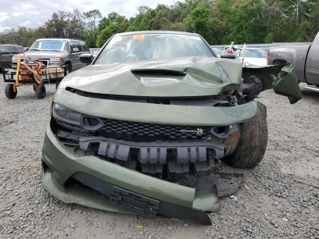 2C3CDXGJ2MH515502 - 2021 DODGE CHARGER SCAT PACK GREEN photo 5