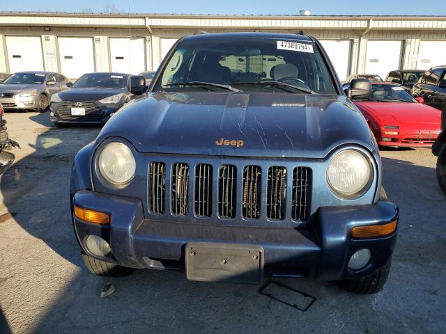 1J4GL58K84W324061 - 2004 JEEP LIBERTY LIMITED BLUE photo 5