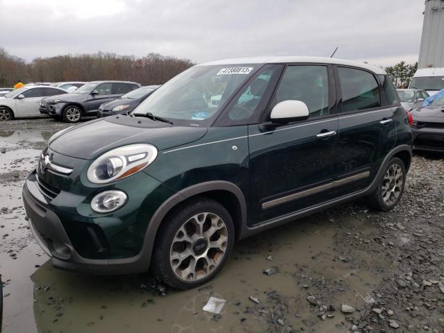 ZFBCFADH4FZ031003 - 2015 FIAT 500L TREKKING GREEN photo 1