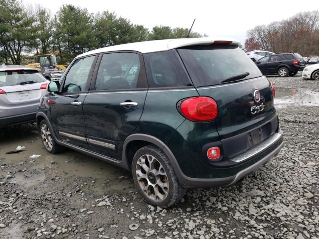 ZFBCFADH4FZ031003 - 2015 FIAT 500L TREKKING GREEN photo 2