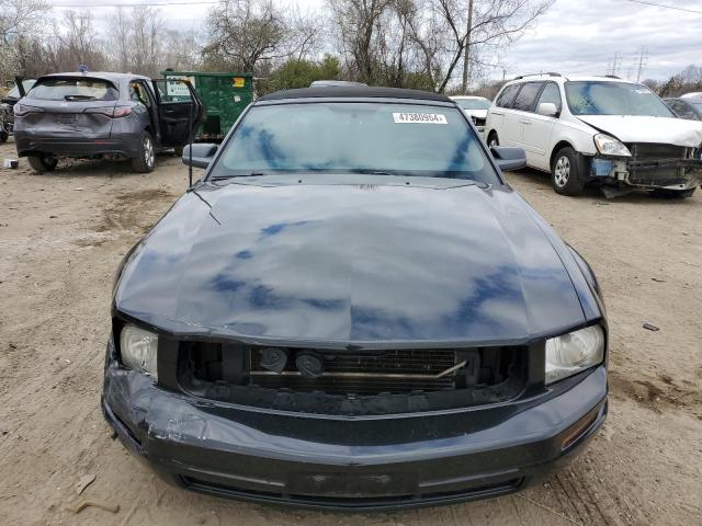 1ZVHT84N495145666 - 2009 FORD MUSTANG BLACK photo 5